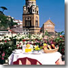 The view from the roof terrace of the Hotel Amalfi, Amalfi