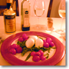 A caprese salad at Donna Rosa, Montepertuso, Positano