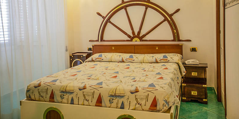 Room at Hotel Ausonia, Naples. (Photo by TK)