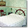 A room at the Hotel Ausonia, Naples