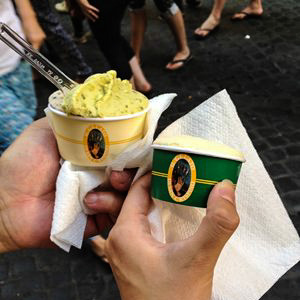 Gelato (ice cream) in Rome