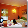 A bedroom in an apartment in the Residence Medaglie d'Oro in Rome