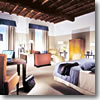 A room in the Grand Hotel de la Minerve (Hotel Minerva) in Rome, Italy