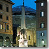 A view from the Grand Hotel de la Minerve (Hotel Minerva) in Rome, Italy