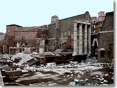 The Forums of Augusts in Rome, Italy