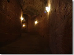 Teh corridor inside the castle