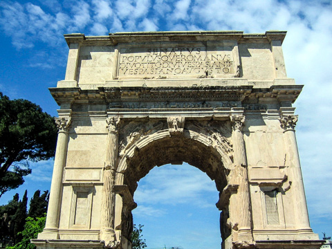 The Arco di Tito, Foro Romano