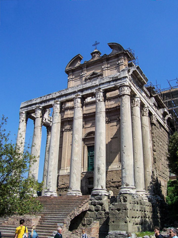 The Temple of Antonius & Faustina in the Roman Fourm