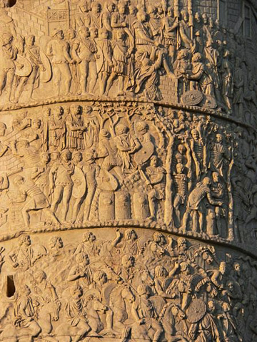 A detail of Trajan's Column