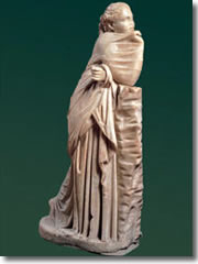 Musa, copy of a 2nd century BC original in Rome's Art Center Acea - Centrale Montemartini