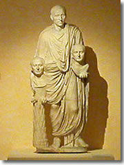 The Togato Barberini in Rome's Art Center Acea - Centrale Montemartini