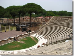 Teh Teatro at Ostia Antica
