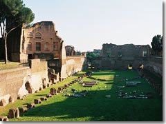The Domus Severiana, once owned by Septimus Severus, on Rome's Palatine Hill.