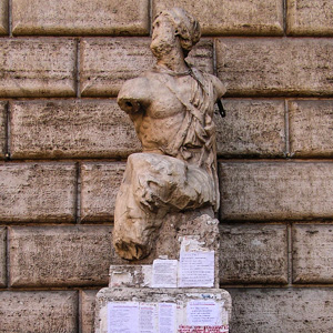 Pasquino the talking statue