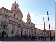 The church of Sant'Agnese in Agone
