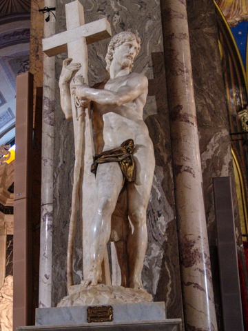 Michelangelo's Cristo Redentore in the church of Santa Maria sopra Minerva, Rome