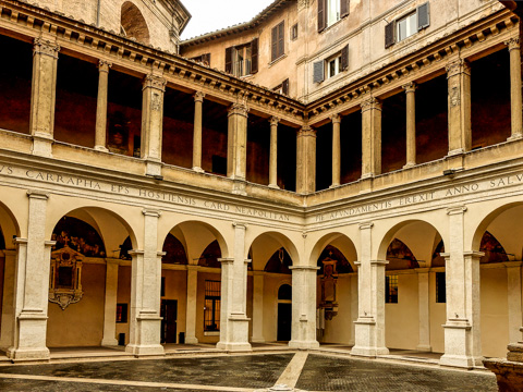 Bramante's Cloisters at Santa Maria della Pace