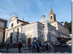 The church of Santa Maria del Popolo in Rome