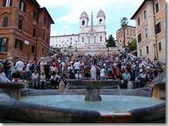 The Spanish Steps in Rome