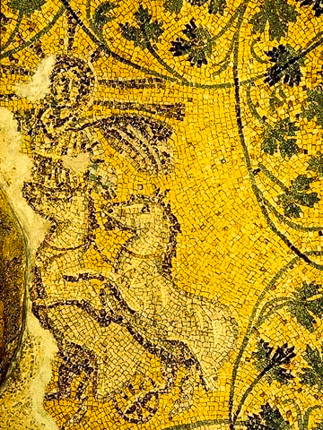 Christus Sol Invictus mosaic (AD 3rd/4th centuiry) in the Vatican necropolis under St. Peter's Basilica, Rome.