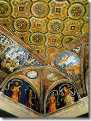 The Sala delle Sibille in teh Borgia Apartmments of the Vatican