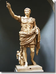 The Augustus of Prima Porta in the Vatican's Chiaramonti Braccio Nuovo Museum