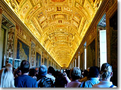 The Map Gallery in the Vatican Museums