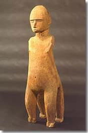 The god Tu, chief deity on Mangareva Island, the Gambier Islands, Polynesia (collected 1834–36)