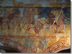 A fresco inside the Chiesa di San Severo, Bardolino