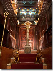 The vestibule of the Vittoriale