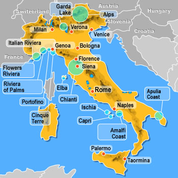 maps of italy regions. lank map of italy regions