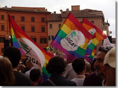 Arcigay is the biggest gay-rights and LGBT social association in Italy