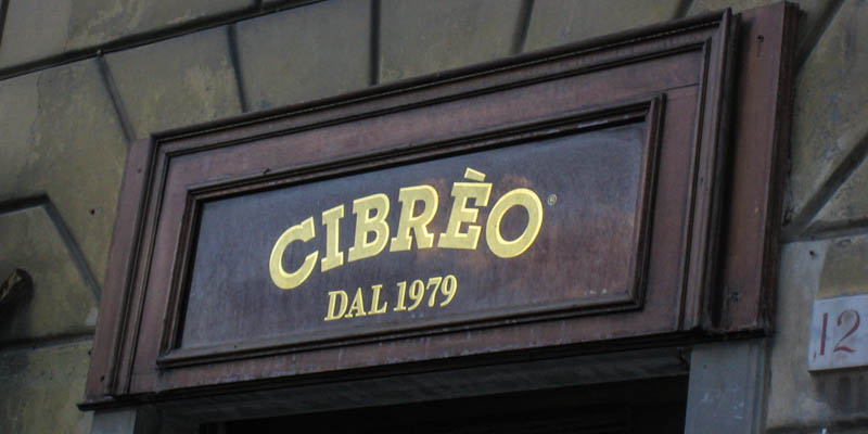 Trattoria Cibreo (Il Cibreino) restaurant in Florence, Italy. (Photo by carducci76)