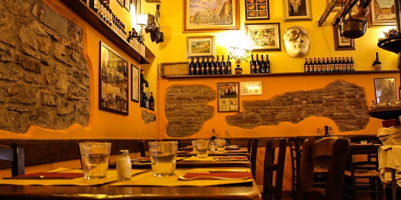 Trattoria Guelfa restaurant in Florence, Italy. (Photo by sandy_spb)