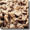 Michelangelo's Battle of the Centaurs in the Casa Buonarotti museum