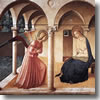 The Annunciation by Fra' Angelico in San Marco, Florence