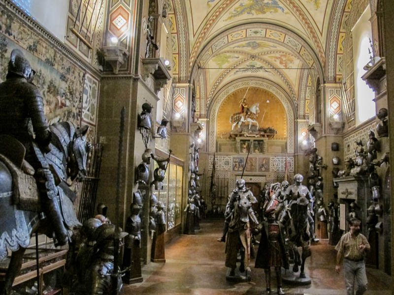 A cavalcade of armor in the Museo Stibbert, Florence. (Photo by Sailko)