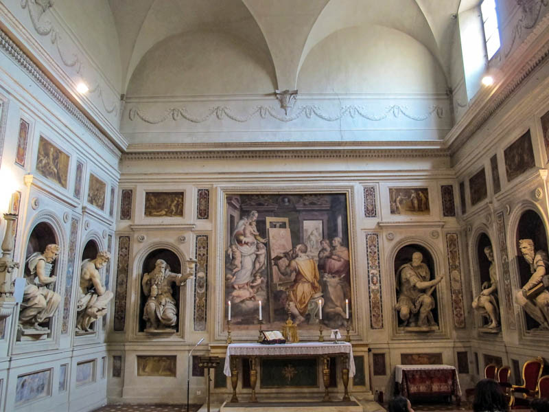 The Chapel of San Luca in the church of SS. Annunziata, Florence. (Photo by Sailko)