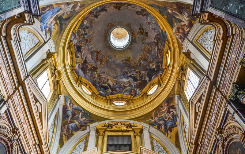 The frescoed cupola of the church of Santa Maria Maddalena dei Pazzi, Florence. (Photo by Richard Mortel)