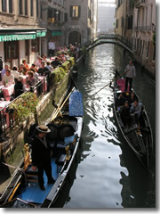 Lunch with a million-dollar view of a Venetian canal.