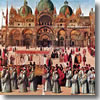 A painting of Piazza San Marco by Bellini in the Galleria della'Accademia in Venice