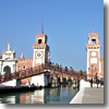 The entrance to the Arsenale in Venice