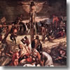 Tintoretto's Crucifixion in the Scuola Grnade di San Rocco in Venice