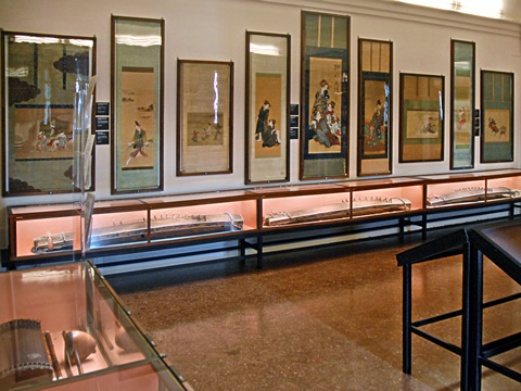 A room in the Ca' Pesaro's Gallery of Oriental Art.