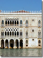 Venice's Ca' d'Oro, or Golden House, was built in 1420–34 and now houses a museum of Old Masters and fine art