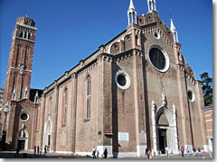 The church of I Frari in Venice.