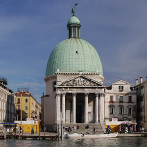 The church of San Simeone Piccolo in Venice