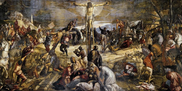 Tintoretto's Crucifixion in the Scuola Grande di San Rocco